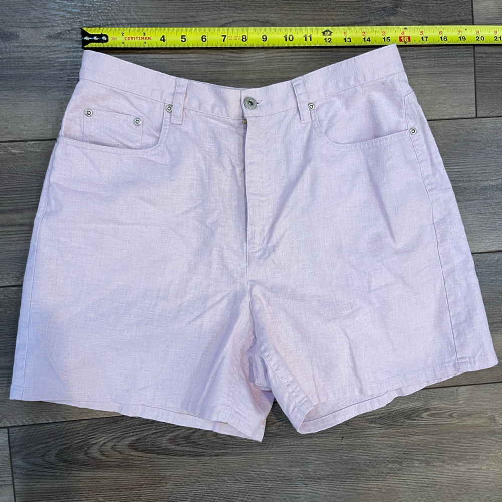 Light Purple High-Waisted Shorts Size 14
